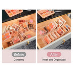 JessLab Acrylic Organizers, Bathroom Organizer for Drawer, Cosmetic Display Cases for Vanity, Countertop, Desk, Kitchen, and Makeup Storage, 8-Section - style: 8 Compartment