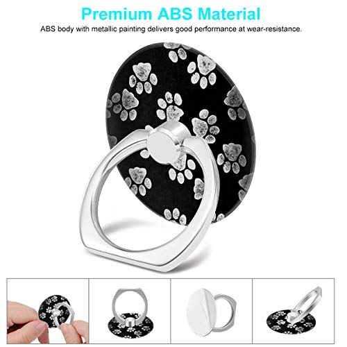 Bonoma Phone Ring Stand, 3 Pack Dog Paws 360 Degree Rotation Finger Grip Stand Holder Compatible with Smartphones and Tablets - color: Dog Paws