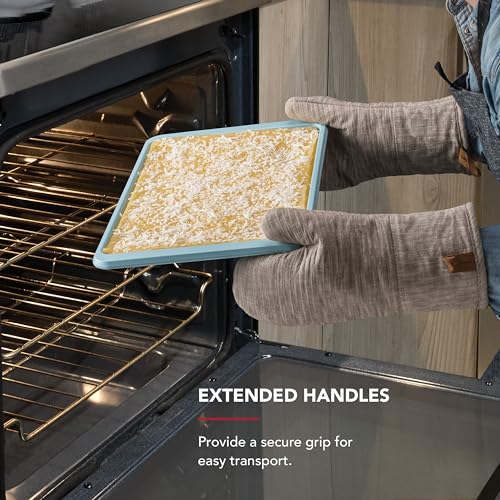 KitchenAid 10x15in Nonstick Aluminized Steel Baking Sheet, Mineral Water - color: Mineral Water, size: 10 x 15 Inch