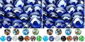 Mr. Fireglass 10 Pound Fire Glass Beads, 1/2" Reflective Round Fire Glass Drops for Fireplace Fire Pit & Lanscaping, High Luster Royal Cobalt Blue (Pack of 2) - color: Cobalt Blue, size: 1/2 inch, 10 Pounds (Pack of 2)