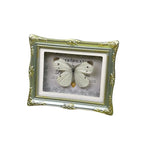 1Pcs Real Butterfly Framed Handmade, Taxidermy Butterfly Shadow Box Collection, Framed Butterfly Taxidermy for Oddities and Curiosities Gifts Tabletop Ornaments (C-Butterfly Specimen+Photo Frame) - color: C-butterfly Specimen+photo Frame