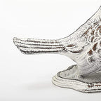 Jemeni Bird Book Ends for Shelves, Cast Iron Birds Book Ends for Shelves, Cute Bookends Decorative, Heavy Duty and Unique Decorative for Heavy Books, White Finish