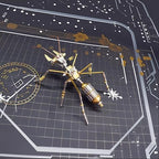 3D Steampunk Mechanical Insect Puzzle Kit - DIY Metal Assembly Model for Adults, Unique Retro Brass Sculpture Craft for Home Office Decoration (Ant B) - style: Ant B