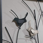 Lechesis Metal Birds on Branches Wall Art Decor Sculptures - 25" x 29 1/2"