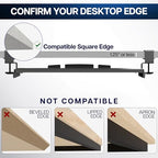 VIVO Large Clamp-on Computer Keyboard and Mouse Under Desk Slider Tray, 27 x 11 inch Pull Out Platform Drawer, Bamboo, MOUNT-KB05O - color: Bamboo, size: 27 inch