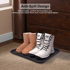 Multi-Purpose Boot Tray Mat,Boot Tray for Entryway, Pet Bowl Tray,Dog Bowl Mat,Waterproof Trays for Indoor and Outdoor Floor Protection,20“x 15"/2 Pack - size: 20x15*2 pack