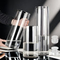 3 Clear Acrylic Cylinder Vase for Centerpieces, Tall Cylinder Plastic Hurricane Vases, Large Unbreakable Flower Vases for Wedding Bouquet (D 4.8" X H 8" + H 10" + H 12" Set of 3 + 2 Holder) - color: 3 Clear - L