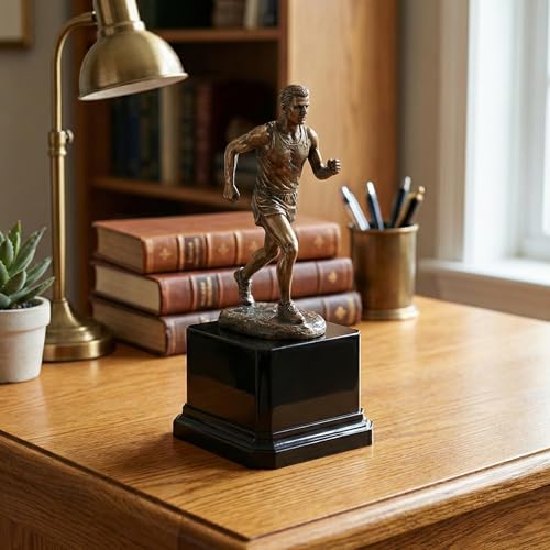 Premium Black Gloss Display Base – Weighted Square Pedestal for Trophies, Sculptures, 3D Prints, & Crafts – Heavy-Duty Riser Stand (3x3x2 inch) - size: 3x3x2 inch
