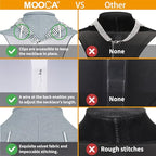 MOOCA 2 Pcs Set Small Linen Covered Wood Jewelry Display Necklace Chain Jewelry Bust Display Holder Stand, Necklaces Mannequin, 7 1/4" H, Dim Gray Linen - color: 5) Dim Gray Linen, 2 piece