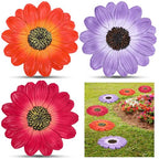 Cinnvoice 3 Pack Garden Stepping Stone Outdoor, Decorative Dimensional Resin Stepping Stones for Patio Pathway Landscaping Walkway Sculpture Yard Backyard Lawn(Daisy,10 Inches) - size: 10 Inches, style: Daisy