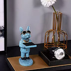 Cute Watch Display Stand Holder Cool Resin Dog Figurines Jewelry Bracelet Ring Watch Stand Office Home Decor Gifts for Men Women Teens Boys and Girls Son Husband Dad