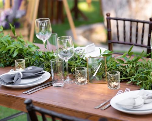 36 Pcs Clear Votive Candle Holders, Glass Candle Holders for Wedding Table Decorations, Tea Light Candle Holder, Candle Votives for Baby Shower Christmas Party Table Decor, Home Decor - color: Clear