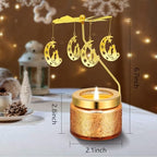 Kunrsug Cat Rotating Scented Candles Gift Set for Birthdays, Christmas, Thanksgiving, or As A Unique Present for Your Mom, Sister, Girlfriend, Colleagues, Friends, or A Dear Friend - style: Moon Cat