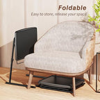 Max TV Tray Table, Allpop Adjustable Large TV Tray for Eating, Folding Dinner Laptop Table on Couch & Bed with 6 Heights & 3 Tilt Angles, Black - color: Black, size: Allpop-Max TV Tray