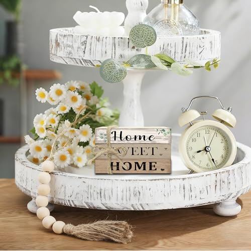 Mini Decorative Books For Home Decor, Small Wood Book Stack For Table Decor, Home Sweet Home decoration Books For Living Room Bookshelf, Farmhouse Stacked Books decoration（L49) - color: home sweet home 4
