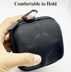 Watch Case for Travel, Single Hard Watch Case with Custom Pillow, Display or Storage for Mens Wristwatch, Smartwatch, Sports Watch, Fits up to 55mm Face Size with 18CM Cleaning Cloth (1 Slot) - size: 1 Slot