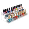 MineSign Nail Polish Holder Organizer Clear Acrylic Nail Polish Tray Fingernail Polish Display case 3 layers Essential Oils Holder Makeup Organizer - style: 3t