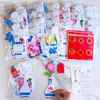 Winlyn 24 Sets Chinese New Year Decorations DIY Ming Vase with Flower Ornaments Craft Kits Peony Orchid Flower Foam Stickers Arts and Crafts for Kids Asian Oriental Classroom Activities Party Favors