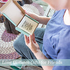 HOME SMILE Good Friends Bestie Birthday Gifts for Women Her Ring Trinket Dish Jewelry Tray-Good Friends are Like Stars - You Don't Always See Them But You Know They're Always There, Friendship Gifts - style: Good Friends