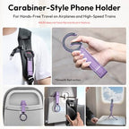 ULANZI MA30 Magnetic Phone Tripod Stand for iPhone, Aluminium Maglock Smartphone Mini Tripod Pocket Cell Phone Stand Strong Magnet Compatible with iPhone 17 16 15 14 13 12 Series, Lavender - color: Lavender
