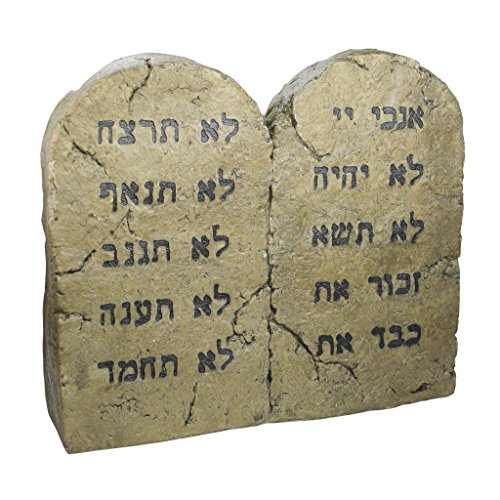Design Toscano Ten Commandments Sculptural Tablet