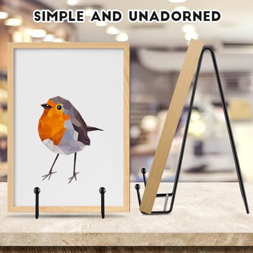 IBosins 5 Pack 10 Inch Plate Holder Display Stands, Large Metal Black Frame Stand for Picture, Book, Photo Easel, Creation, Collectibles - color: Black, size: 10 Inch