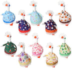 Weysat 10 Set Holiday Mini Desk Goose Outfit 250th Anniversary Summer Mexican 4th for July Magnetic Geese Statue Felt Fabric Costume for 7 Inch Desktop Goose Table Decor Gifts(Lovely Style,Fabric) - style: Lovely Style