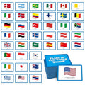 80 PCS Flags of The World Matching Game, A Fun & Fast Countries of The World Picture Memory Match Game, Educational Learning Toys Enhance Memory & Matching Skills for Kids Ages 3 and Up - style: Flags of The World
