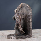 Veronese Design 7 5/8 Inch Maltese Crusader Armored Knight Guarding Door Decorative Bookend Cold Cast Resin Bronze Finish Sculpture Statue