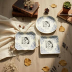 Customized Photo Jewelry Tray Mom Mother’s Day Unique Trinket Dish Round Square Ceramic Keepsake Plate Personalised Picture Vanity Bowl Porcelain Ring Holder Birthday Present Grandma Daughter Son - color: Design 05