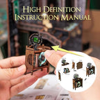 Cutefun Book Nook Kit - DIY Miniature Dollhouse Kit 3D Wooden Puzzle for Adults, Teens, Crafts Gifts for Bookshelf Decor (Darkness Common Room) - style: Darkness Common Room