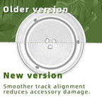 12" Whirlpool Microwave Glass Plate Replacement W11367904 W11291538 W10337247 W11443145, Compatible with Whirlpool Microwave Glass Turntable Plate WMH31017 WML55011 Whirlpool 12 Inch Microwave Plate - size: 12" Small Coupler Hole