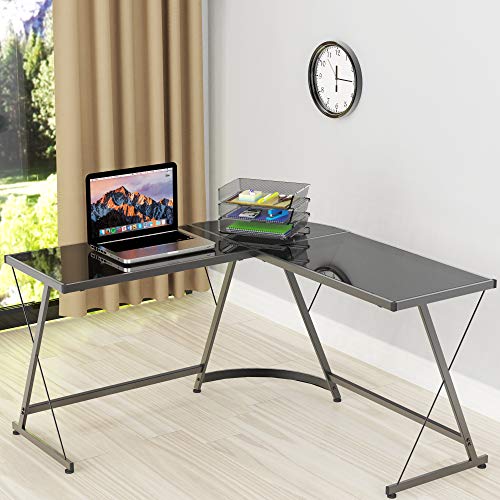 Simple Houseware Stackable Wide Entry Desk File Document Letter Tray Organizer, 3 Packs, Black - color: Black, size: Wide Entry