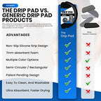 Refrigerator Drip Catcher for Water Tray, Protects Ice and Water Dispenser Pan From Spills, Mineral Build-Up and Water Splatter (2 pack, Black) (Rectangular) - style: Black Rectangular