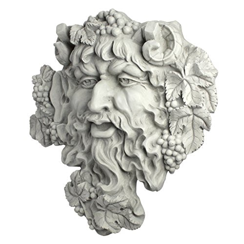 Design Toscano Bacchus, God of Wine Greenman Wall Sculpture: Large - size: Large, 19 Inch