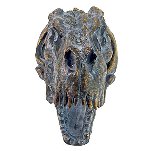 Design Toscano Bones of The Dinosaur T-Rex Skeleton Wall Sculpture, 16.5 Inches, Full Color - style: T-Rex Skeleton