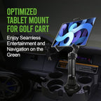 Cellet Cup Holder Tablet Mount, Car Cradle Holder Compatible for All iPad, Pro, Air, Mini Samsung Galaxy Tablet, Amazon Fire Microsoft Surface - style: Tablet Holder Height - 13 in