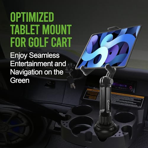Cellet Cup Holder Tablet Mount, Car Cradle Holder Compatible for All iPad, Pro, Air, Mini Samsung Galaxy Tablet, Amazon Fire Microsoft Surface - style: Tablet Holder Height - 13 in