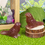 Strawberry Quartz Crystal Bird Carving Hand Carved Gemstone Bird Figurine 2.4 Inch Polished Animal Sculpture Healing Stone Home Office Desk Decoration Gift Collection - color: Strawberry Quartz Brid