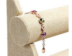 ChezMax 3 Tier Detachable Jewelry Holder for Bracelet Necklace Watch - Linen - color: C- Linen