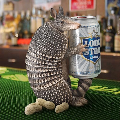 Design Toscano Tex the Armadillo Beverage Holder, Single - style: Tex