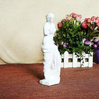 Venus de Milo Statue - Handcrafted Resin Sculpture 11 Inch Tall White Greek Goddess Art | Museum Replica for Home Decor, Office Desk, Bookshelf Display | Roman Aphrodite Mythology Decor