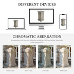 Christopher Knight Home Classic Square Flower Stand 19.25" Pedestal Plant Stand Indoor Outdoor Display Table for Ferns Orchids Sculptures with MGO Construction Brushed Finish, Light Gray - size: 19.25"