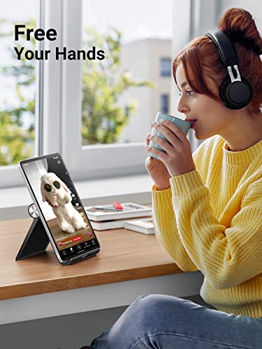UGREEN Tablet Stand Holder for Desk 2 Pack Stand Compatible with iPad 10.2 11 Inch 9.7 Pro Mini 6 5 4 3, Desktop Portable Phone Holder Adjustable Home Office Accessories, Black and White - color: Multi