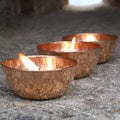 Handmade Hammered Copper Tealight Candle Holder Wedding Gift Decor Votive Holders 2 Pcs