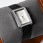 Oirlv Solid Wood Single Watch Display Stand Grey Watch Holder for Men and Women - color: Grey