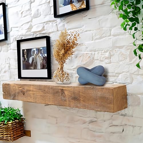 Wood Knot Decor Chain Link - Coffee Table Shelf Office Entryway Decorative Object Wooden Knot Sculpture Rustic Accents Modern Boho Celtic Home Living Room Farmhouse