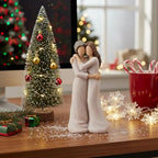 Storieme Sentimental Gifts for Mom from Daughter: Mother Daughter Hugging Resin Figurines Sculpture - Mom's Gift for Birthday Mother's Day Christmas Home Decor - style: Hugging
