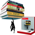 Artori Design Floating Bookshelf for Kids, Invisible Metal Book Shelf, Wall Decore Bookshelf for Book Lovers (Superhero) - size: Supershelf
