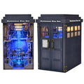 TOYQI Book Nook Kit, DIY Miniature Dollhouse Kit for Adults and Teens, Booknook Tiny House Kit Bookshelf Decoration 3D Wooden Puzzle Bookend - Sci-fi Fantasy Mysterious Box - style: Mysterious Blue Box